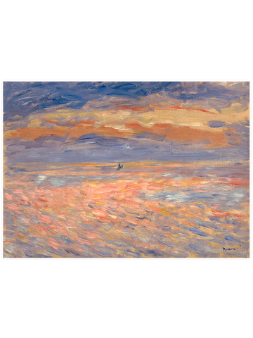Pierre-Auguste Renoir Sunset - Art Print
