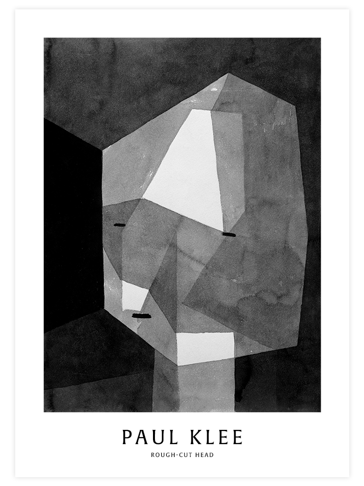 Paul Klee Rough-Cut Head - Art Print