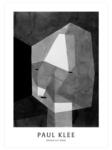 Paul Klee Rough-Cut Head - Art Print