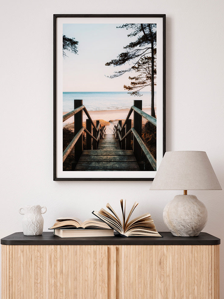 Sahile Doğru - Art Print  Poster