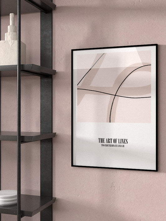 Art Of Lines N2 - Fine Art Poster