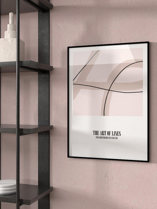 Art Of Lines N2 Poster - Giclée Baskı