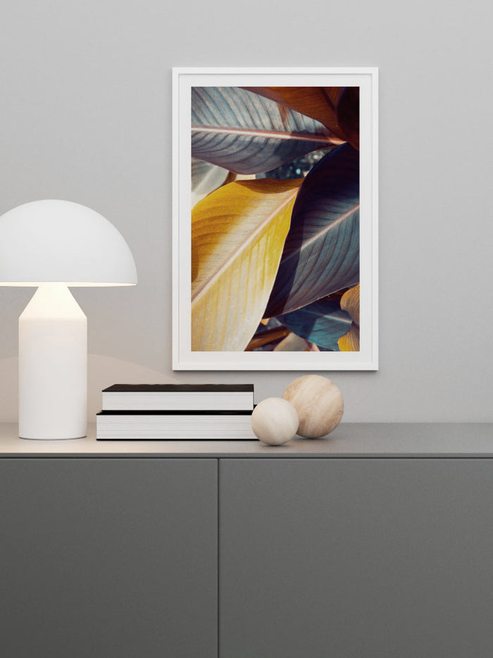 Makro Yaprak N2 - Art Print  Poster
