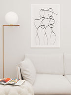 İki Kadın - Art Print