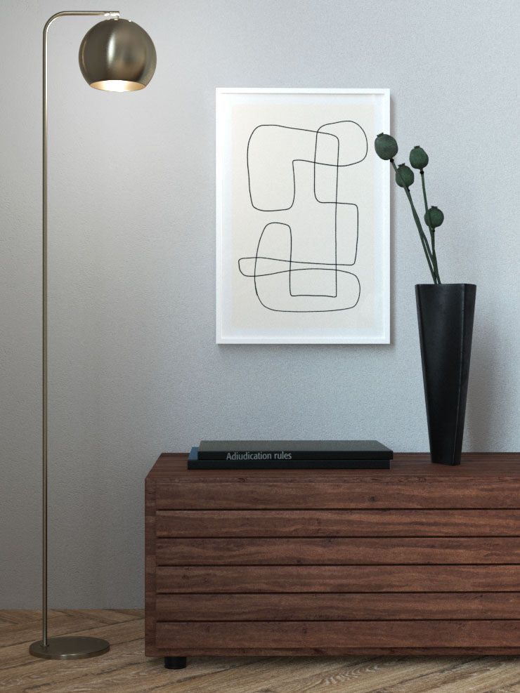 Doğrusal - Art Print Ürün ikincil görseli