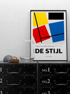 De Stijl 100 Jahr Afiş - Art Print