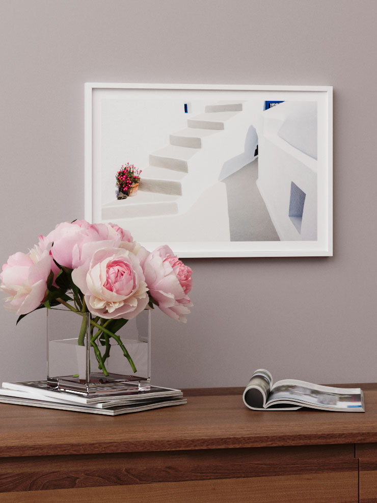 Santorini - Art Print  Poster