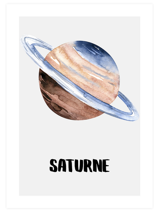 Saturne - Art Print