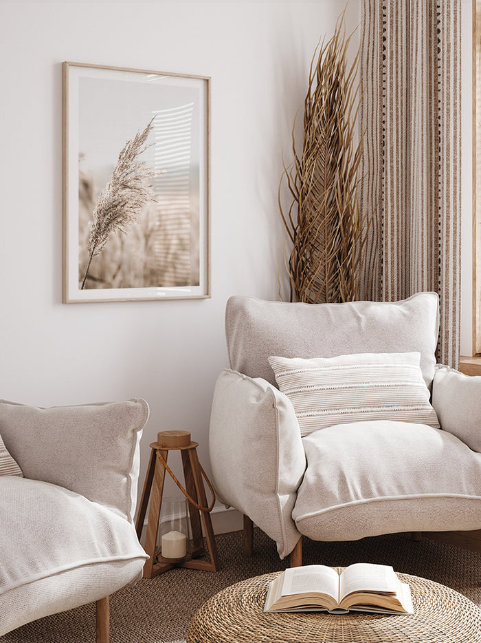 Bej Saz Püskülü - Art Print  Poster