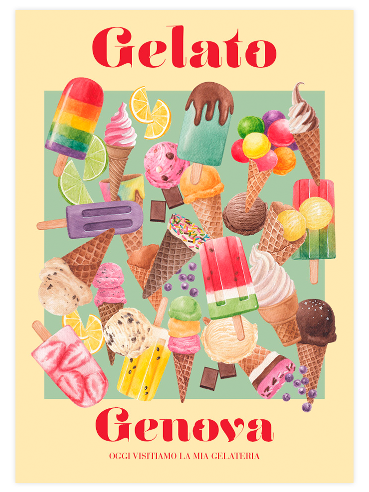 Gelato - Art Print Ürün ana görseli