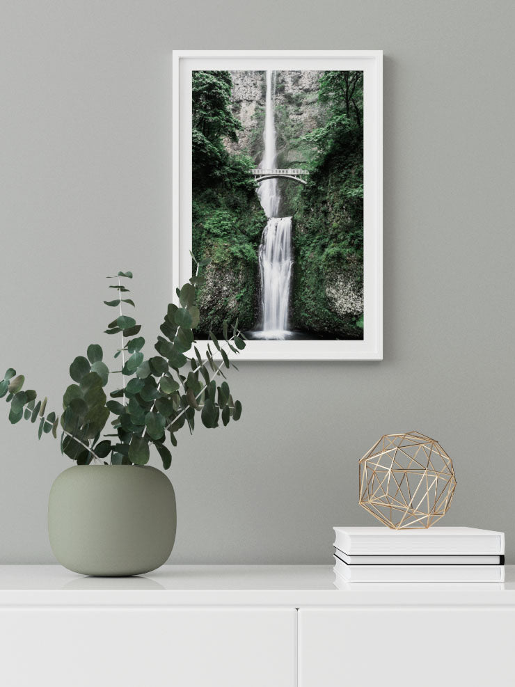 Dağ Şelalesi N2 - Art Print Ürün ikincil görseli