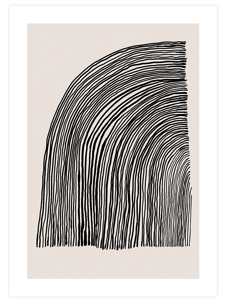 Şelale - Art Print Sanatsal Poster