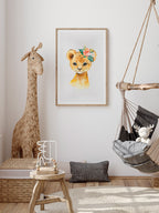 Sevimli Aslan - Art Print