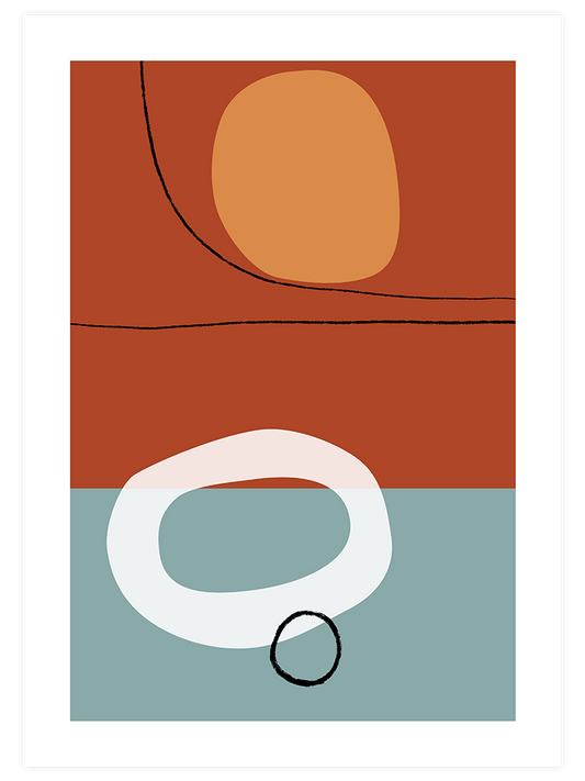 Shapes And Lines 3 - Art Print