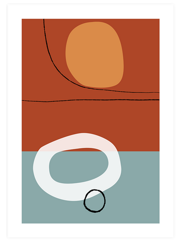 Shapes And Lines 3 - Art Print