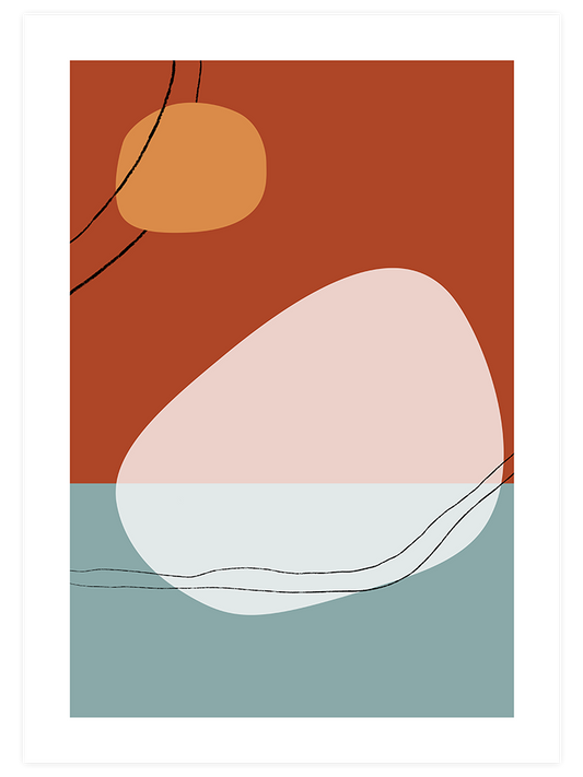 Shapes And Lines 2 - Art Print