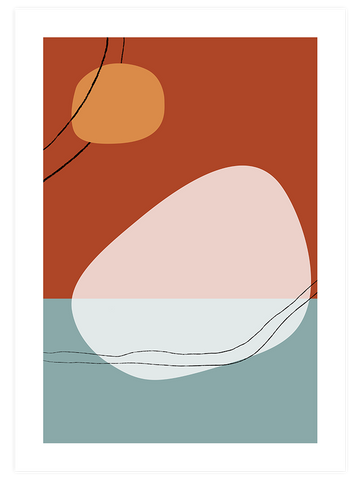 Shapes And Lines 2 - Art Print