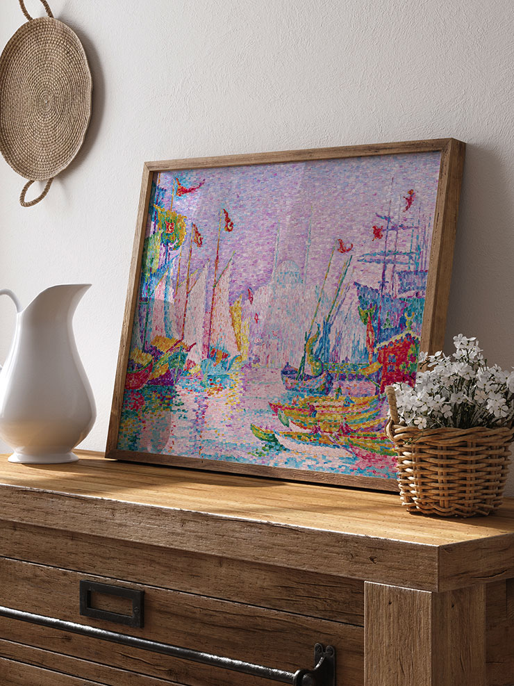 İstanbul Haliç, Paul Signac - Art Print  Poster