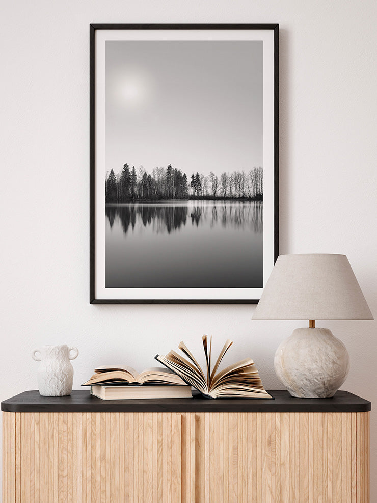 Suya Yansıyan - Art Print Ürün ikincil görseli