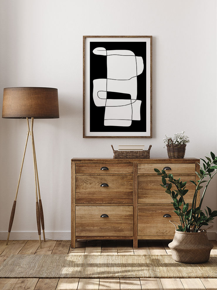 Morphing Form - Art Print  Poster