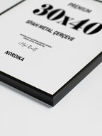 Siyah Metal Çerçeve 30x40cm