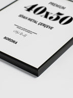 Siyah Metal Çerçeve 40x50cm