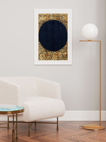 The Moon Shining - Art Print