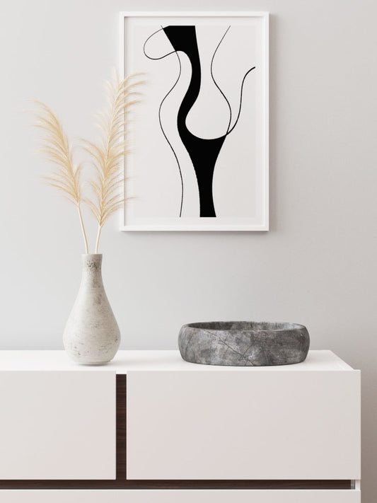 Line Art N2 - Fine Art Poster