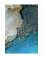 Soyut Mavi - Art Print