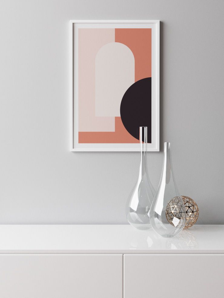 Bold Shapes N3 - Art Print Ürün ikincil görseli