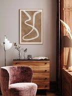 Marron Calme 1 - Art Print