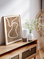 Marron Calme 2 - Art Print