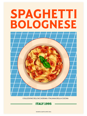 Spaghetti Bolognese - Art Print