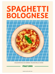 Spaghetti Bolognese - Fine Art Poster