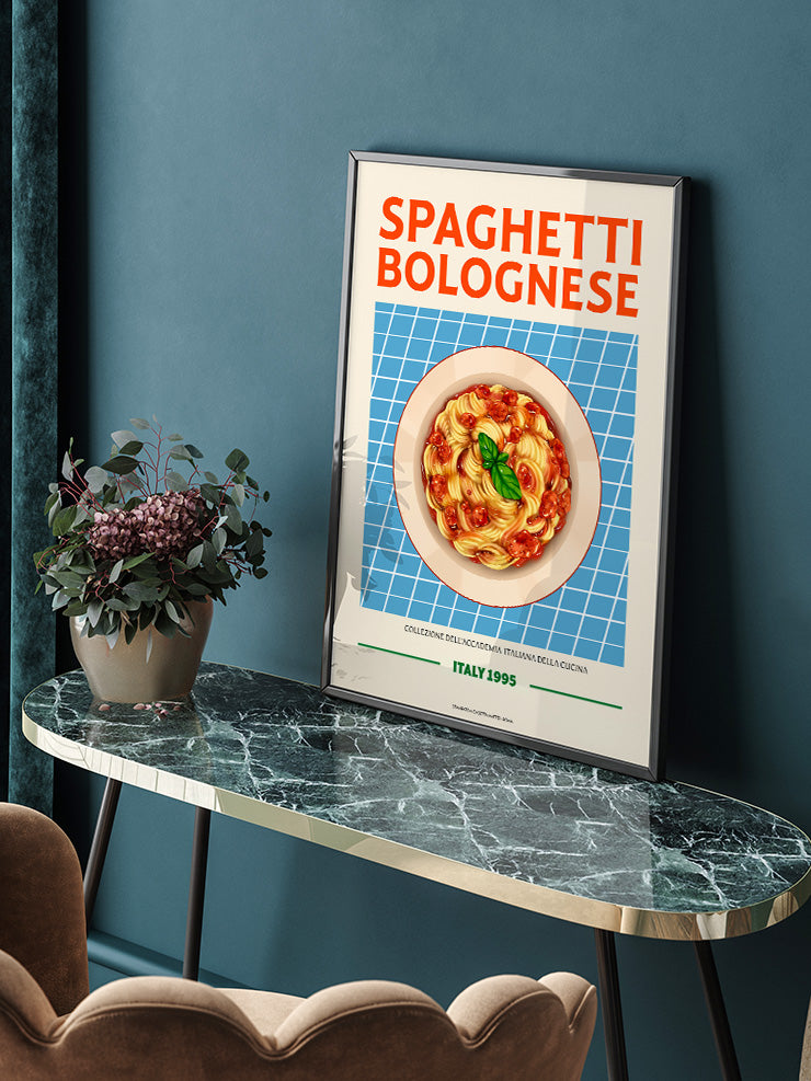 Spaghetti Bolognese - Art Print  Poster