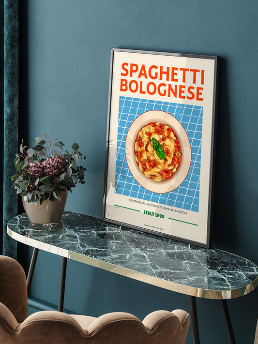 Spaghetti Bolognese Poster - Giclée Baskı