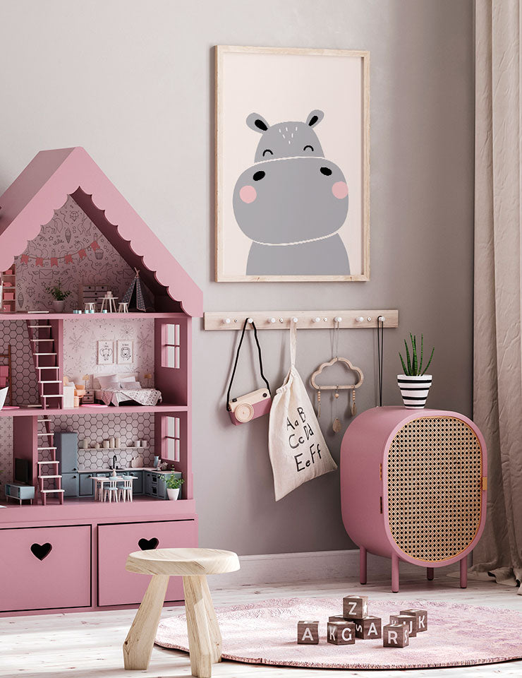 Su Aygırı Resmi - Art Print Ürün ikincil görseli