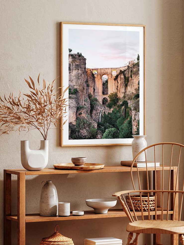 Puente Nuevo - Art Print Ürün ikincil görseli