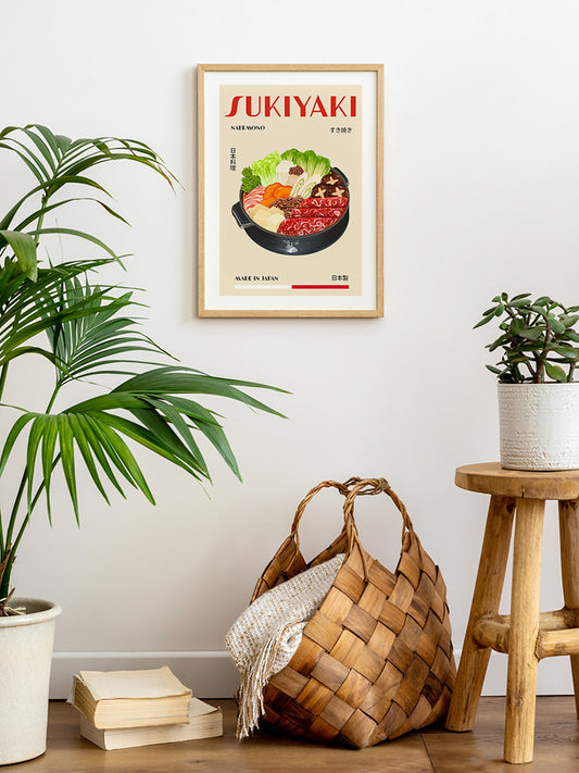 Sukiyaki Poster - Giclée Baskı