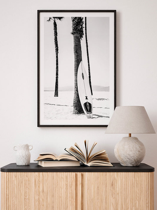 Just Surf Poster - Giclée Baskı