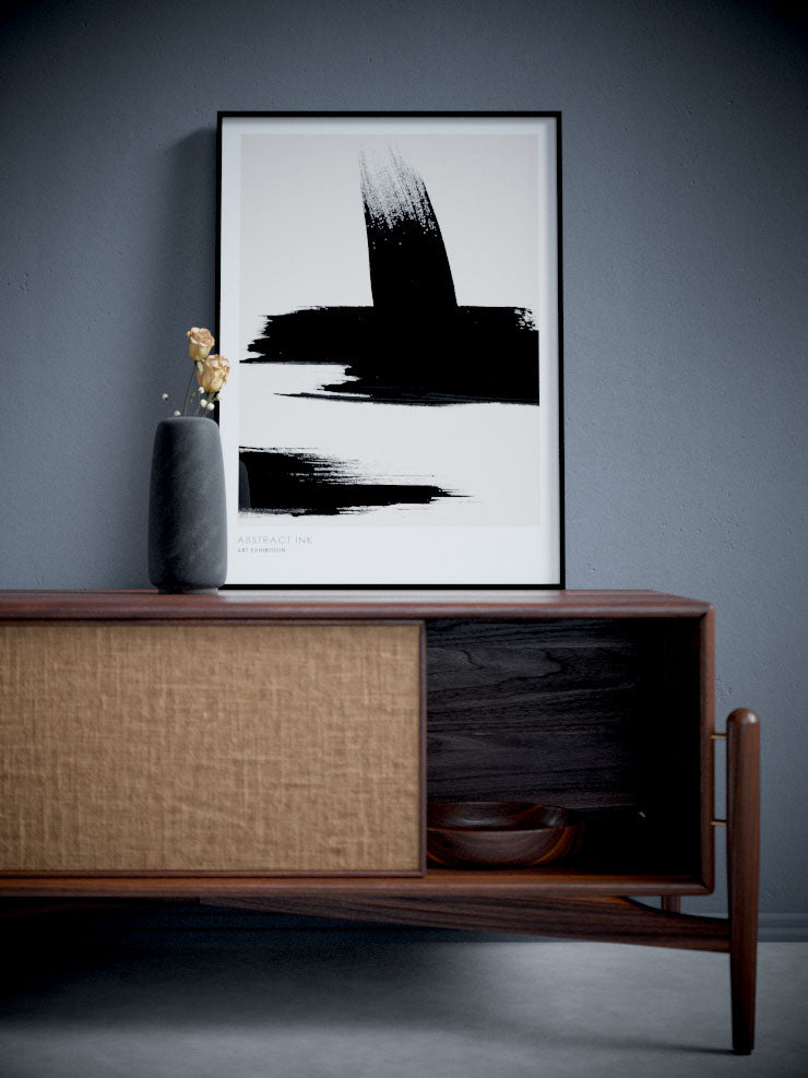 Abstract Ink N2  - Art Print