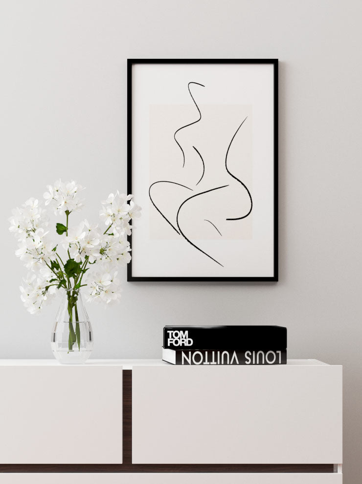 Woman Body - Art Print Ürün ikincil görseli