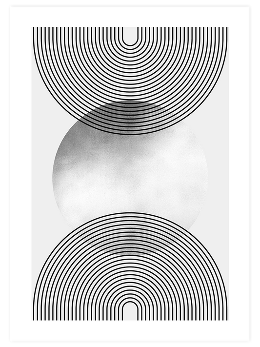 Geometrik N3 Poster - Giclée Baskı
