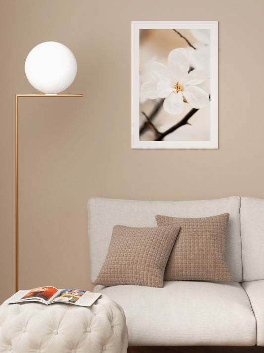 Çiçekli Dal N1 - Art Print