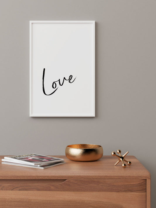 Love N3 Poster - Giclée Baskı