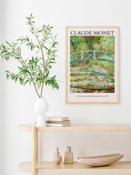 Monet The Waterlily Pond - Art Print