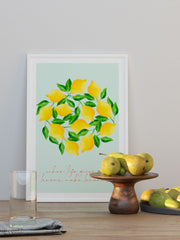 Make Lemonade Poster - Giclée Baskı