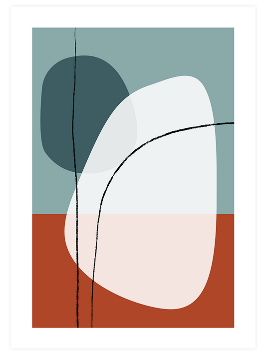 Shapes And Lines 1 - Art Print