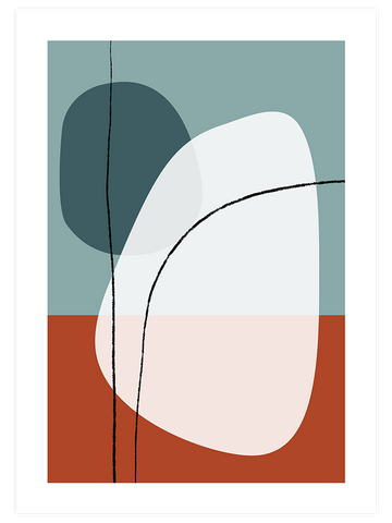 Shapes And Lines 1 - Art Print