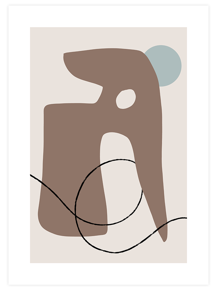 Trait Abstrait N3 - Art Print